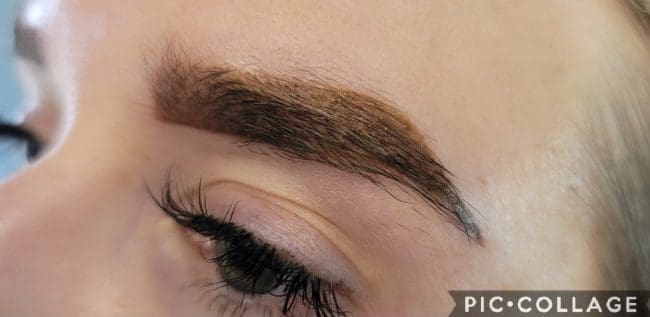 Powder Brows Before and After - Case -1, Image 2 - Female, age  - Flower Mound, TX - Studio 360 Med Spa